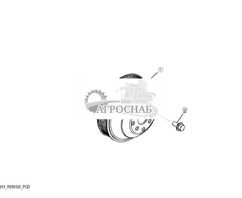 8611 Шкив вентилятора ( - 885143) - ST857101 107.jpg